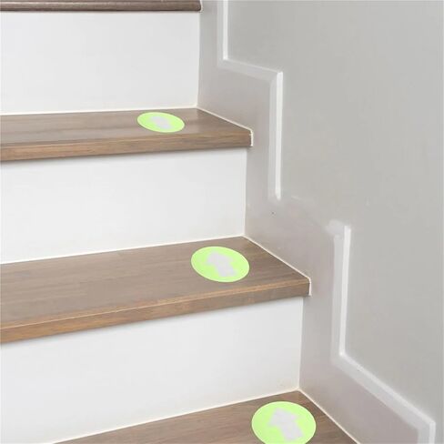Trail Markers 25Pcs Reflective Arrow Direction Signs PVC Large Fluorescent Trail Markers Outdoor Safety Stairway Guidance in Saudi Arabia