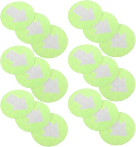 Trail Markers 25Pcs Reflective Arrow Direction Signs PVC Large Fluorescent Trail Markers Outdoor Safety Stairway Guidance in Saudi Arabia