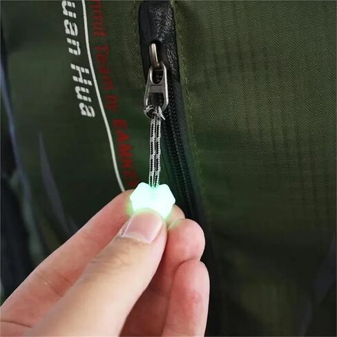 Trail Markers 60pcs Glow in Dark Zipper Pulls Luggage Tag Handle for Backpack Travel Suitcase Bag Night Safety Marker Cord Rope Extender Accessories in Kuwait