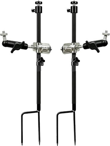Trail Camera Stand 1/4" Tripod Multi-Pivot Stable Rugged Steel Hunting Trail Camera & Solar Pak Battery Mounting Post in Saudi Arabia