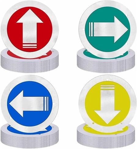 Trail Markers 40Pcs Pack Trail Markers Reflective Bright Marking Reflectors for Driveway Camping Walking Hiking Hiker in Kuwait