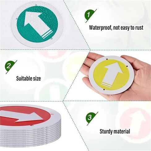 Trail Markers 40Pcs Pack Trail Markers Reflective Bright Marking Reflectors for Driveway Camping Walking Hiking Hiker in Kuwait