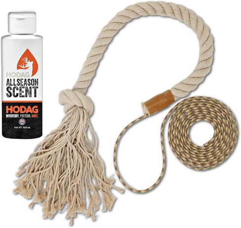 HempScent Rope Mock Scrape Kit for Whitetail Deer Hunting | Create effective mock scrapes with Hemp Scent rope & AllSeason deer attractant - Alternative to bait & mineral sites in Saudi Arabia