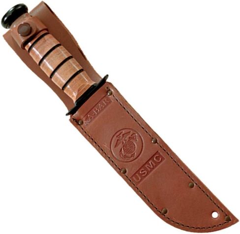 KA-BAR Full Size US Marine Corps Fighting Knife, Straight in Kuwait