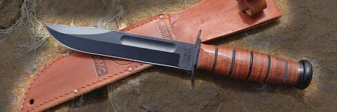 KA-BAR Full Size US Marine Corps Fighting Knife, Straight in Kuwait
