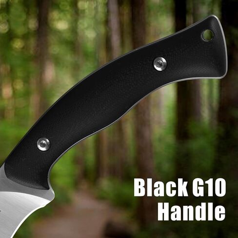 REAT Fixed Blade Knife with Kydex Sheath,4" D2 Steel Blade,Ergonomic G10 Handle for EDC Hunting Camping Utility Knife,Gifts for Men,Women in Saudi Arabia
