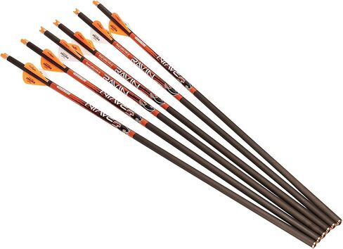 Ravin Carbon Crossbow Arrows 400 Grain .003 - Six Pack, UPC :815942021385 in Saudi Arabia