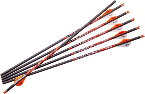 Ravin Carbon Crossbow Arrows 400 Grain .003 - Six Pack, UPC :815942021385 in Saudi Arabia