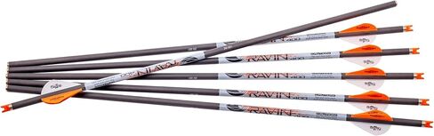 Ravin Carbon Crossbow Arrows 400 Grain .003 - Six Pack, UPC :815942021385 in Saudi Arabia