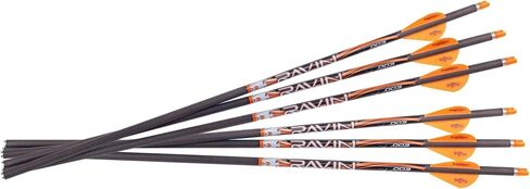 Ravin Carbon Crossbow Arrows 400 Grain .003 - Six Pack, UPC :815942021385 in Saudi Arabia