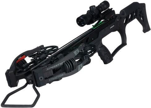 Xtraction 400X Crossbow, Premium 4X32 Scope, 400 FPS | Lightweight Compact Compound Crossbow Package in Saudi Arabia
