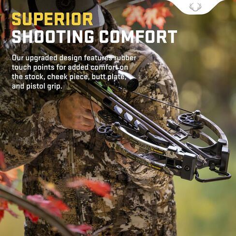 TenPoint Titan X De-Cock Bundle - with 9 Pro Elite 400 Non-Lighted + 3 Pro Elite 400 Lighted Arrows, 3 EVO-X CenterPunch Broadheads, Narrow Soft Case, Neoprene Sling & Premium Lubricant in Saudi Arabia