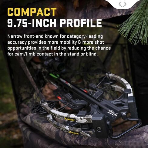 TenPoint Titan X De-Cock Bundle - with 9 Pro Elite 400 Non-Lighted + 3 Pro Elite 400 Lighted Arrows, 3 EVO-X CenterPunch Broadheads, Narrow Soft Case, Neoprene Sling & Premium Lubricant in Saudi Arabia