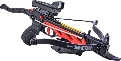 Desire RD Self-Cocking Crossbow with Red Dot Sight 3 Premium Bolts, Black, One Size in Saudi Arabia