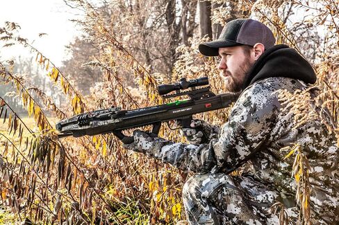 Killer Instinct Boss 405 Crossbow Pro Package with 4x32 IR-W Scope, Rope Cocker, String Suppressors, 3-Bolt Quiver, 3 Hypr Lite Bolts and Field Tips, Stick of Rail Lube in Saudi Arabia