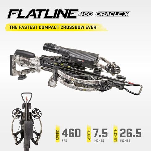 TenPoint Flatline 460 Oracle X Crossbow - 460 FPS - Includes Burris Oracle X Rangefinding Scope, ACUslide Cocking & De-Cocking System & 6 EVO-X 16 Arrows in Saudi Arabia