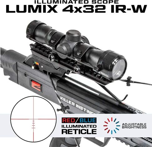Killer Instinct Burner 415 FPS Crossbow Package (Gray Camo) | Adjustable design in Kuwait