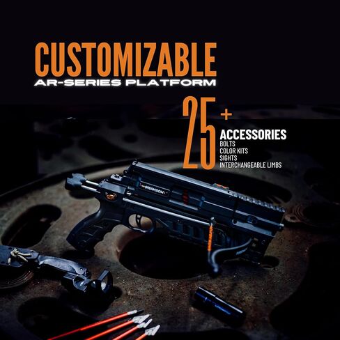 Steambow AR-6 Stinger II Compact 6-Shot Repeating Crossbow | 6 Shot, Handheld, Modular, Mini Crossbow and Arrow Set for Adults & Youth, Accurate up to 70 ft, High Rate of Fire in Saudi Arabia