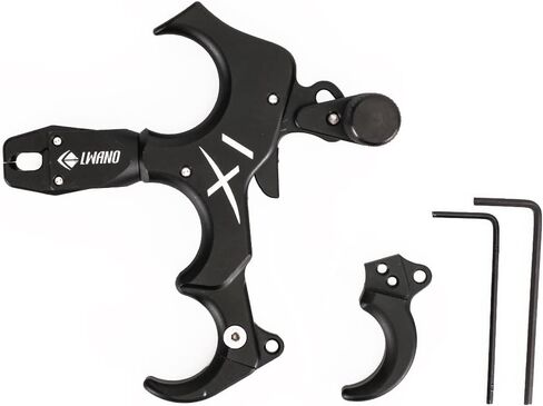 X1 Compound Bow Thumb Bow Release | Left & Right Hands, Trigger Sensitivity Adjustment, 360 Degree Rotating Pliers Head, 3&4 Finger Switching in Saudi Arabia