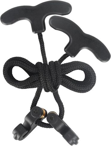 Crossbow Cocking Rope, 63" Crossbow Pull Cord Device Double Handle | Crossbow Drawstring Booster Clip Rope Cocker String Puller Tool Archery Bow Hunting Tools Accessories in Saudi Arabia