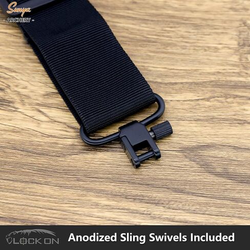SUNYA Neoprene Crossbow Sling, Wide and Thick Padded on Shoulder, Strap with Swivels in Saudi Arabia