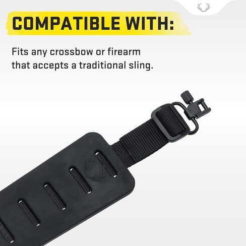 TenPoint Premium Grip Crossbow Sling - Adjustable, Non-Slip Nylon Strap with Shoulder Pad | Shoulder Pad in Saudi Arabia