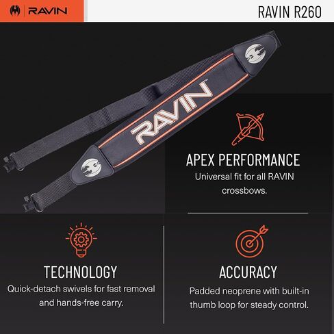 RAVIN 2.5-Inch Padded Neoprene Shoulder Sling | Wide 2.5" Neoprene Padding - Fully Adjustable Carry Strap - Fits Universally Across Brands in Saudi Arabia