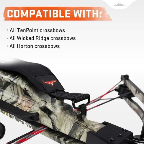 Wicked Ridge by TenPoint Neoprene Sling - Adjustable 1.25" Shoulder Strap with Thumb Loop - Compatible with All TenPoint, Wicked Ridge & Horton Crossbows in Saudi Arabia