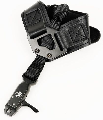 Adjustable Compound Bow Wrist Strap Archery Release Aid | Adjustable trigger design, metal construction, fits adult youth for compound bow hunting target shooting practice in Saudi Arabia
