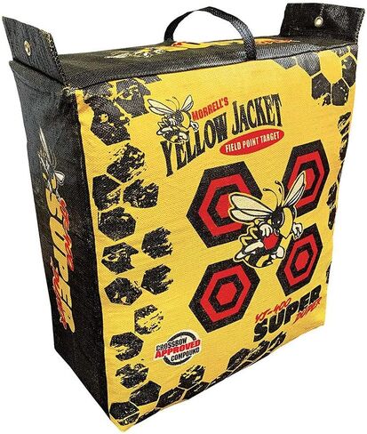 Morrell Super Duper Field Point Bow Targets Archery Block Bag, Yellow | Portable Outdoor Target Practice Equipment for High Speed Compound Bows and Crossbows in Saudi Arabia