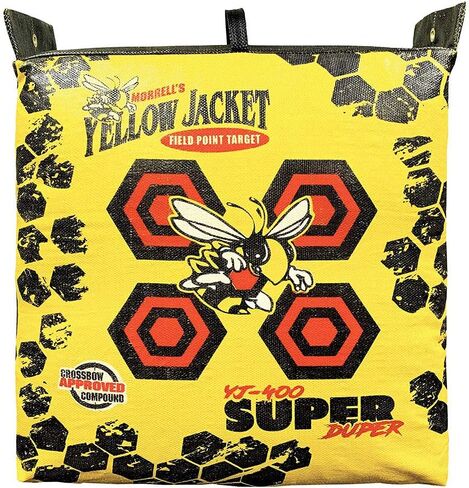 Morrell Super Duper Field Point Bow Targets Archery Block Bag, Yellow | Portable Outdoor Target Practice Equipment for High Speed Compound Bows and Crossbows in Saudi Arabia