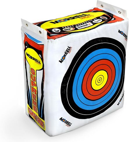 Morrell Supreme Range Adult Field Point Archery Bag Target, White | Weatherproof Hunting Practice with NASP Scoring Rings, Nucleus Center and IFS Technology in Saudi Arabia