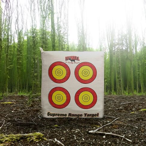 Morrell Supreme Range Adult Field Point Archery Bag Target, White | Weatherproof Hunting Practice with NASP Scoring Rings, Nucleus Center and IFS Technology in Saudi Arabia