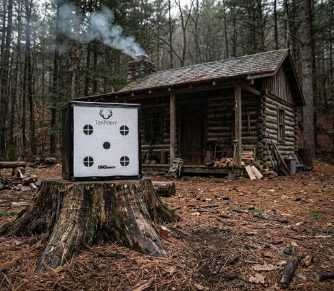 BIGSHOT Iron Man Kinetic 650 Ten Point Edition Crossbow Target - High Speed Archery Target for Backyard, 650 FPS Rated, Easy Arrow Removal, Field Point Target for Crossbow and Compound Bow in Saudi Arabia