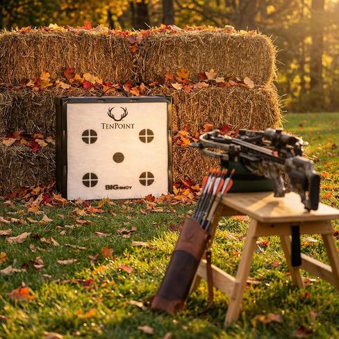 BIGSHOT Iron Man Kinetic 650 Ten Point Edition Crossbow Target - High Speed Archery Target for Backyard, 650 FPS Rated, Easy Arrow Removal, Field Point Target for Crossbow and Compound Bow in Saudi Arabia