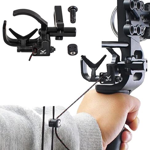 Drop Away Arrow Rest - Upgrade Archery Rest for Compound Bow Metal Adjustment Black Recurve Fall Away Arrow Rest Right Hand Hunting Target Shooting (Upgrade Rest) in Saudi Arabia
