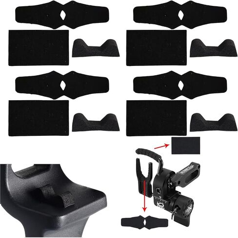 Arrow Rest Sticker, Anti-Slip Archery Sticker Compound Bow Drop Away Arrow Rest Felt Tape 4 Sets in Saudi Arabia