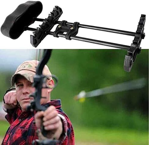 5 Arrow Bow Quiver for Archery Universal Hunting Quiver Quick Detach Quiver for Compound Bow and Recurve Bow Broadheads Lightweight Black in Saudi Arabia