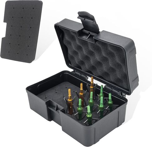 Broadhead Box Storage Broad Heads Case Outdoor Arrow Tips Organizer for Compound Bow and Crossbow Accessories - Holds 18pcs Broadheads(Case Only) in Saudi Arabia
