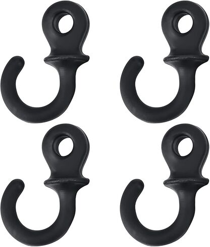 VGEBY Bow String Stabilizer, 4Pcs Monkey Tail Type Rubber Compound Bow String Shock Absorber(Black) in Saudi Arabia