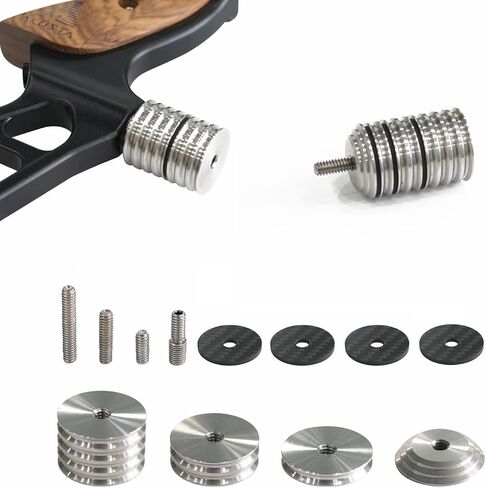DEERACE Stainless Steel Bow Stabilizer Weight Kit - Balance Bar Archery Stabilizers for Recurve & Compound Bow Hunting in Saudi Arabia