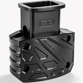 Magazine Speed Loader, Fast & Hand-Safe Mag Loading for Glock 9mm/.40 S&W, Fits Glock 17,18,19,22,23,24,26,27,34,35,45 and 47, Stable and Durable, Great Gift for Father, Boyfriend or Shooting Buddies in Saudi Arabia