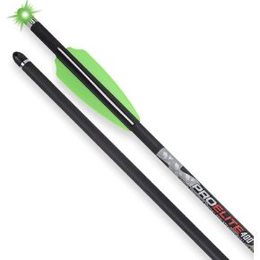 TenPoint Lighted Pro Elite 400-20" Carbon Crossbow Arrows, Pack of 3 - with Alpha-Blaze Lighted Nock & Alpha-Nock HP & HP Aluminum Bushing - Essential for Crossbow Hunting | Alpha-Nock HP, Pack of 3, Features a 0, 003-inch straightness Grain weight tolera in Saudi Arabia