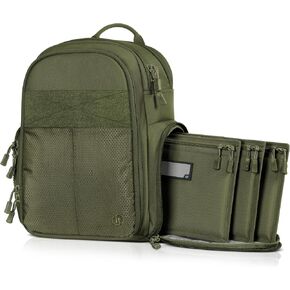 Savior Equipment SEMA Compact Tactical Range Pistol Backpack w/ 3 Gun Rug Sleeve in Saudi Arabia