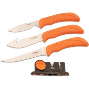 OUTDOOR EDGE WildLite - 6-Piece Field to Freezer Hunting & Game Processing Knife Set with Gut Hook Blade, Caping Knife - Hunting Knives for Gutting Deer with Case - Deer & Elk Accessories in Saudi Arabia