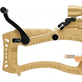 Upgraded BAR20020 Crank Cocking Device for Crossbow, Compatible with Barnett Series, Ambidextrous, 93% Draw Weight Reduction, Easy Install, Black Hunting Accessory in Saudi Arabia