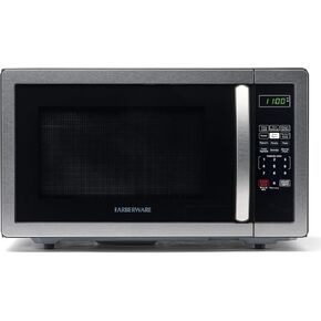 Farberware 1100W 2.2 cu ft Countertop Microwave Oven With Smart Sensor, LED Lighting, Child Lock - For Apartments and Dorms in Saudi Arabia