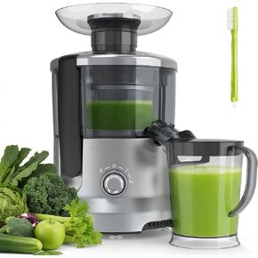 DUMOS Juicer Machines, Centrifugal Juice Extractor for Fruits & Vegetables | 17000 RPM Centrifugal Juicer, 2.6" Wide Feed Chute, Dual-Speed, BPA-Free Easy-Clean, Black in Kuwait