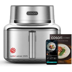 Cosori TurboBlaze Air Fryer, 9-in-1, 6 Qt, PFAS-Free Ceramic Coating | 90°–450°F, 5 Level Fan Speeds, 9 in 1 Air Fry, Roast, Bake, Broil, Dry, Frozen, Proof, Reheat, Keep Warm, Safety lock, 1725W in Saudi Arabia