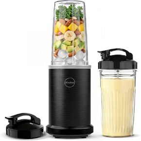iCucina Smoothie Blender, Personal Blender for Shakes and Smoothies, 700W Pulse Technology Single Serve Blenders with 2 x 28oz Protable Cups for Ice Crush, Frozen Fruit Drinks in Saudi Arabia